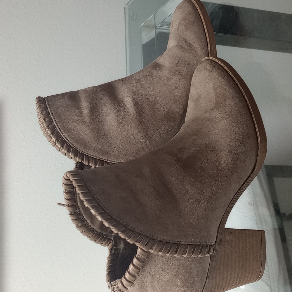 Elegant Taupe Ankle Booties for Women. (15% 2 items)